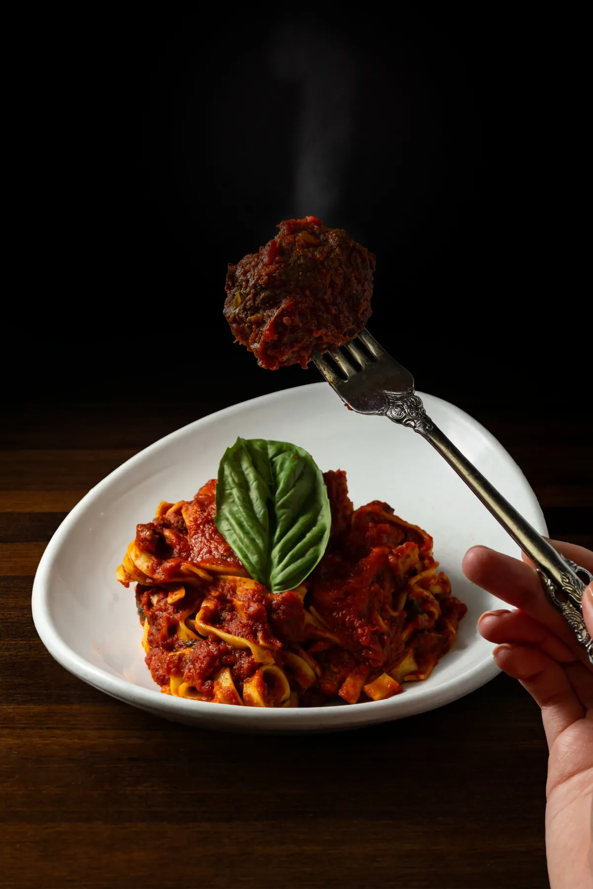 Fettuccine Meatballs
