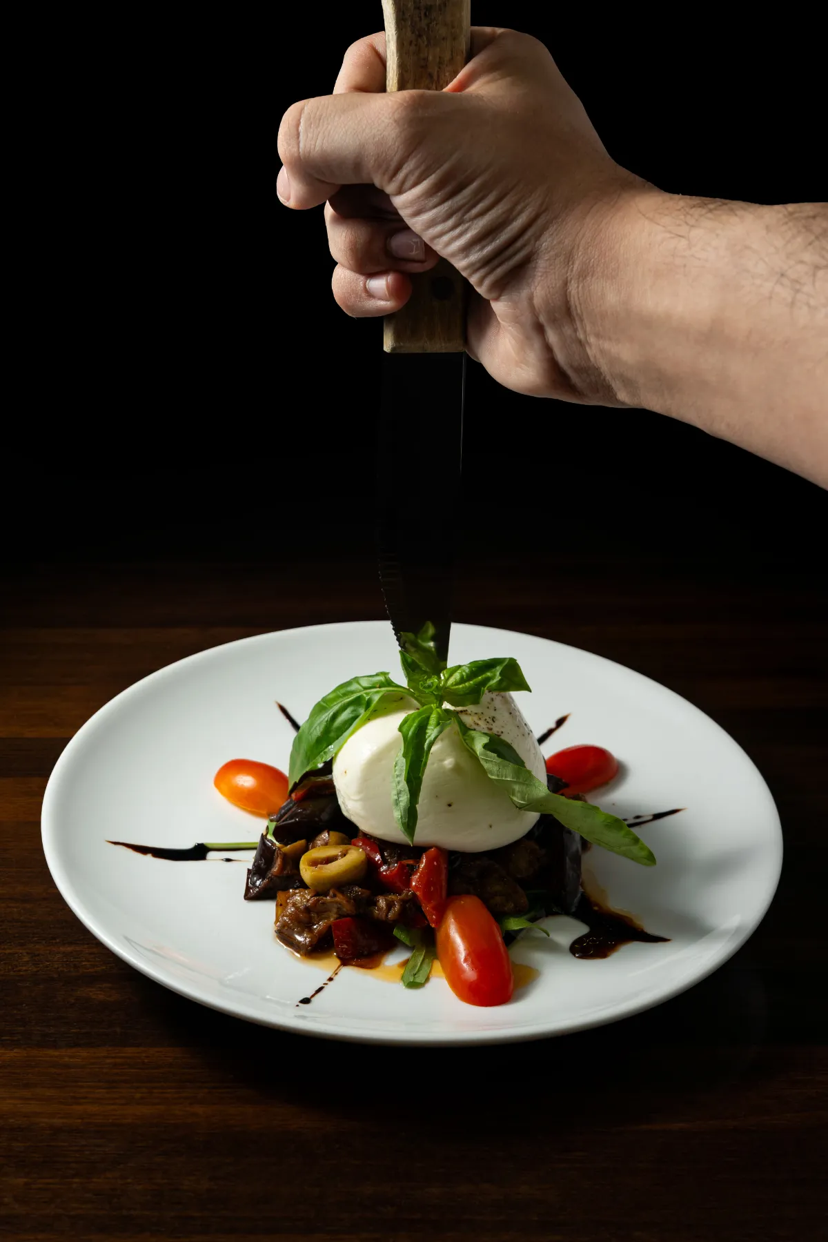 Burrata Caponata